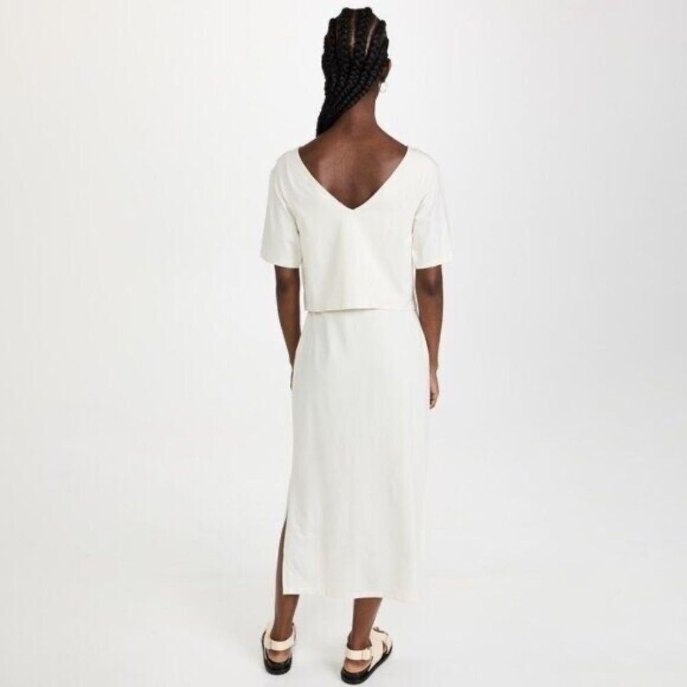 THEORY Easy Layer Maxi Shirt Dress